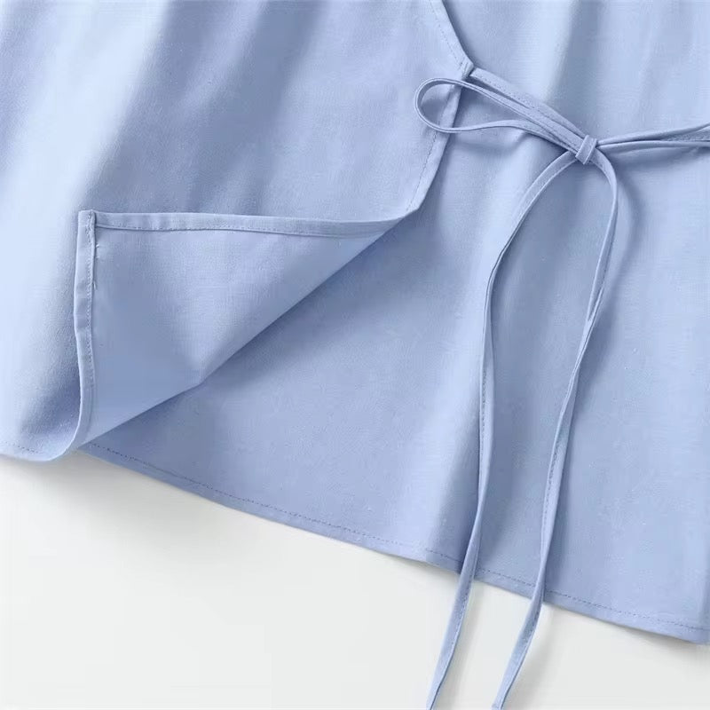 Sahara Co-ord Set – elastic waistband cotton linen pants from Hijabaan NZ